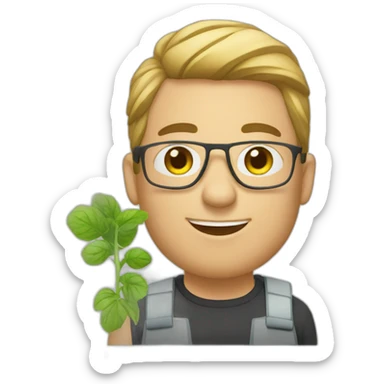 hydroponic-farmer sticker