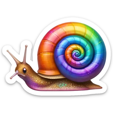 Snail Rainbow sticker
