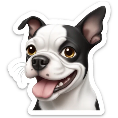 Boston terrier sticker