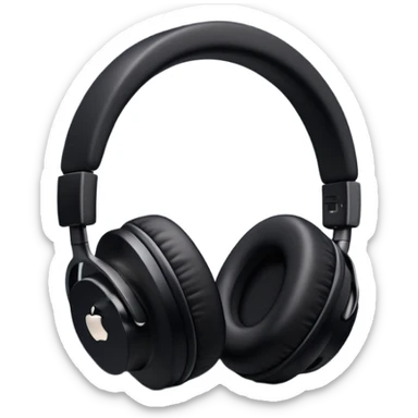 clean and minimal composition, elegant apple headphones, soft natural lighting, smooth matte textures, modern masculine design, minimal background, calm and refined mood, cinematic soft shadows, high resolution sticker