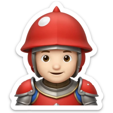 mushroom knight portrait, head and shoulders only, mushroom cap helmet, tiny armor collar, heroic smile, fantasy vibe, 3D cartoon, mobile game icon style, clean background, no text, no watermark
 
 sticker