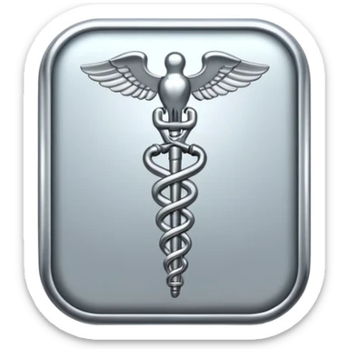 Un cadera para uso medico sticker