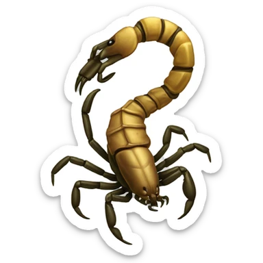 scorpion zodioc sign sticker