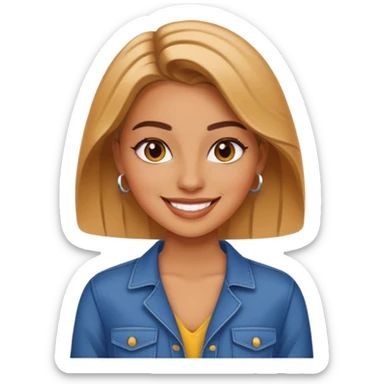 fashion designer woman gen z sticker