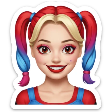 harley quinn margot robbie sticker