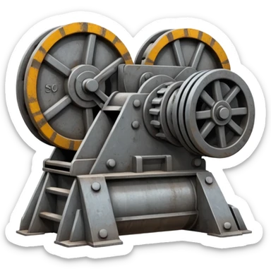 An Emoji of a KPI FT2650 Rock Crusher sticker