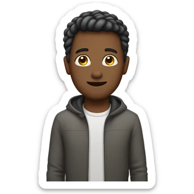 Guy with invisible lat syndrome  sticker