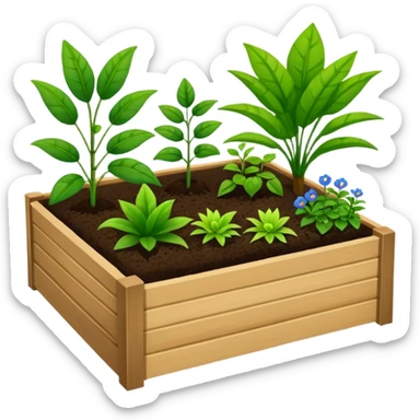 garden bed sticker