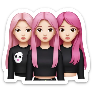 BLACKPINK 4 people sticker