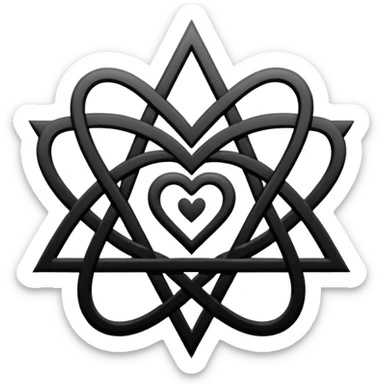 A heartagram sticker