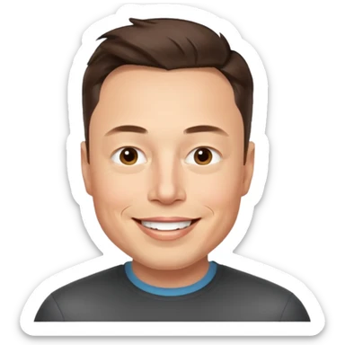 elon musk sticker