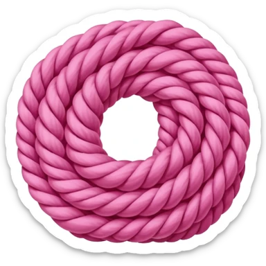 pink yarn sticker