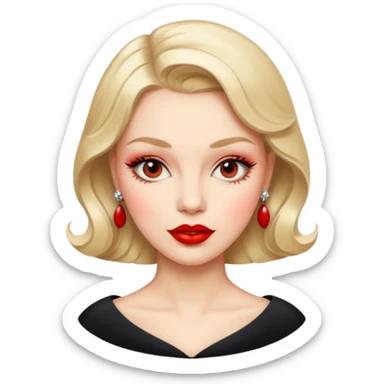 Vintage Glam sticker