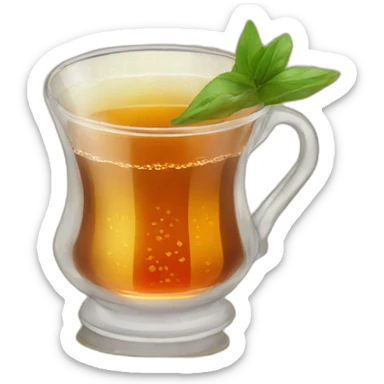 Moroccan tea sticker