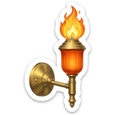 Wall Mounted Torch sticker