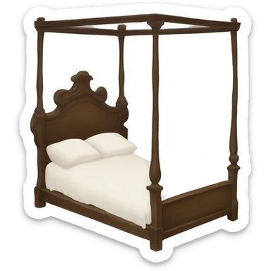 antique corsican bed sticker