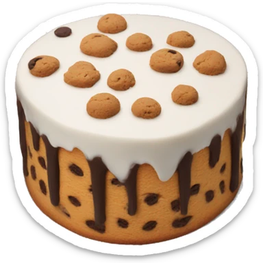 Cookie ice cream cake sticker
