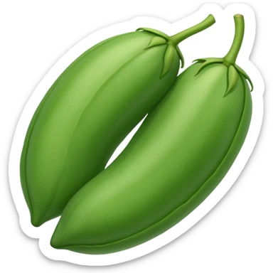 bean pod sticker