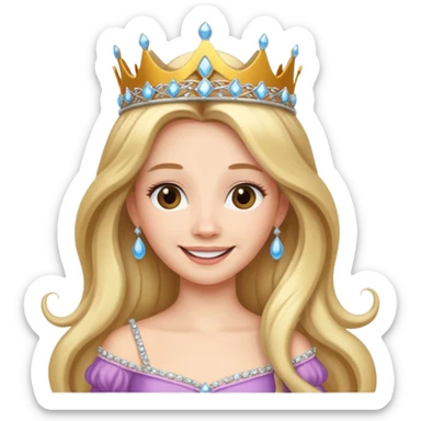 princess named Zoe sticker