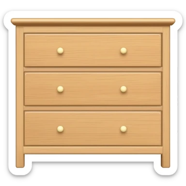 clothing dresser sticker