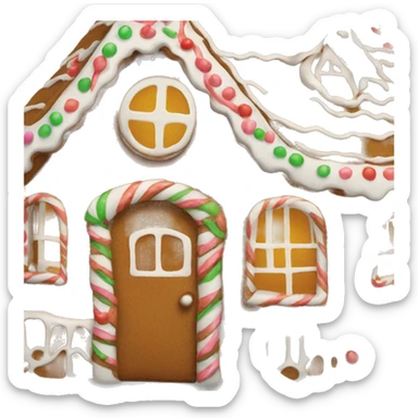 Gingerbread house  sticker