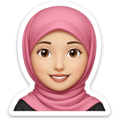 Hijabi girl sticker