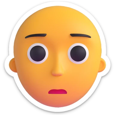 sad mood emotion face sticker