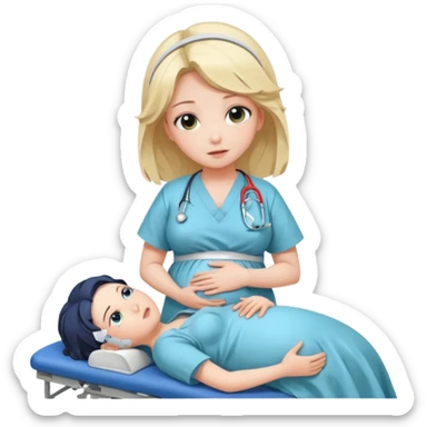 Pregnant Argenti from Honkai Star Rail who was resuscitated by paramedics  sticker