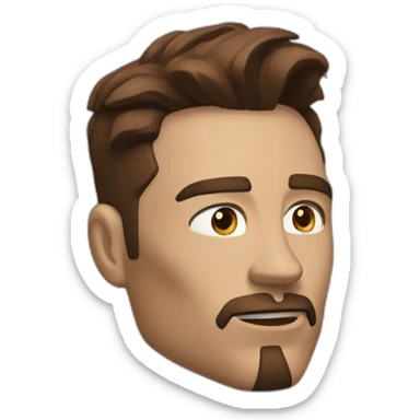 Elon must in iron man suit sticker