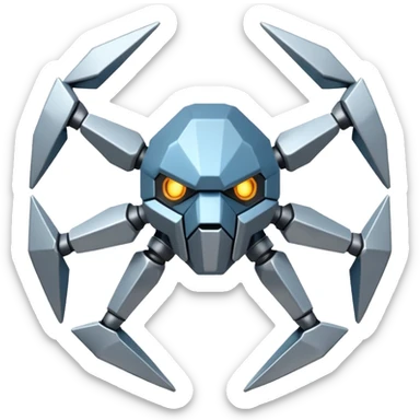 Haz un emoji del Pokémon metagross sticker