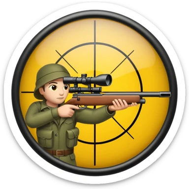 Sniper aim sticker
