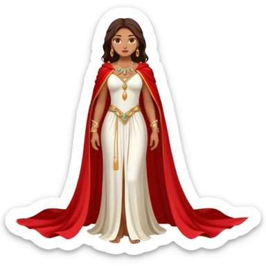 ejemplos diosa tanit vestimenta completa+ sticker