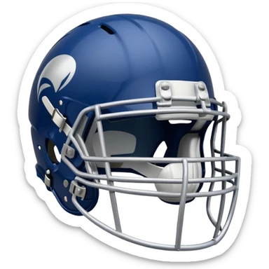american football helmet sticker