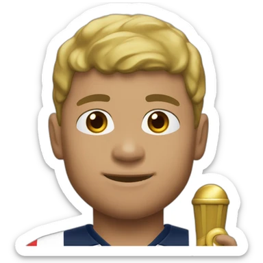 Mbappé joue de la flûte sticker