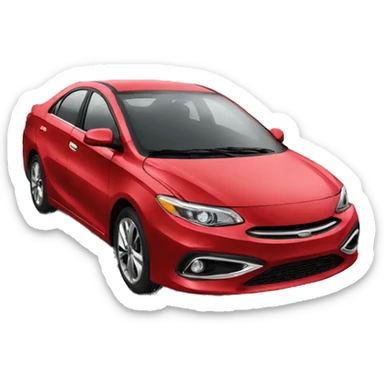 Red car byd song plus sticker