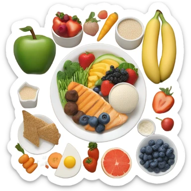 Kids healthy meal  sticker