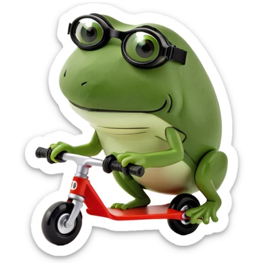 Willie Scooter  sticker