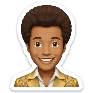 Bobby Farrell of Boney M sticker