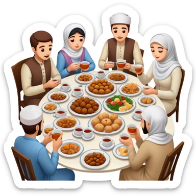 Iftar in Türkiye sticker