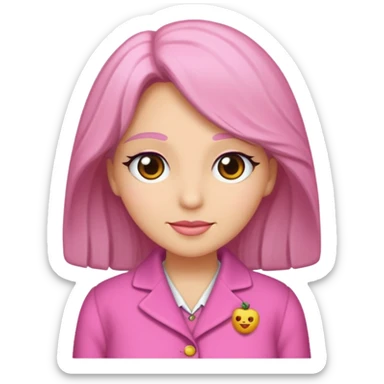 Camilla para terapias rosa sticker