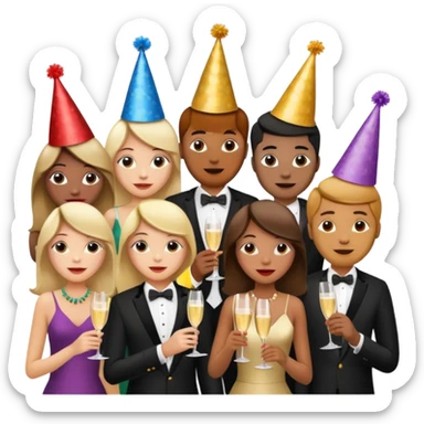 party very hard sticker