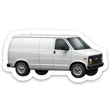 Premium 1985 Chevy Astro delivery van  sticker
