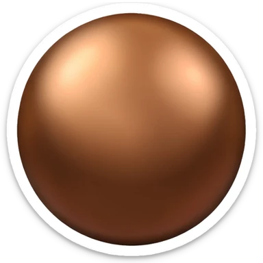 bronze opaque sticker