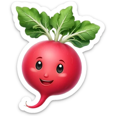 Radish sticker