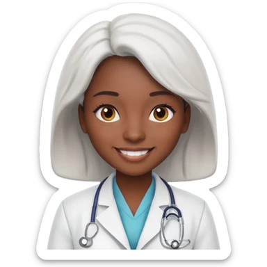 Doctora con acepción sticker