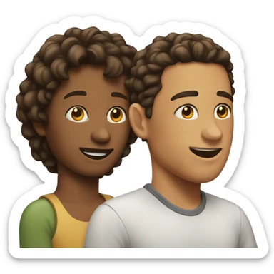 Two besfriends sticker