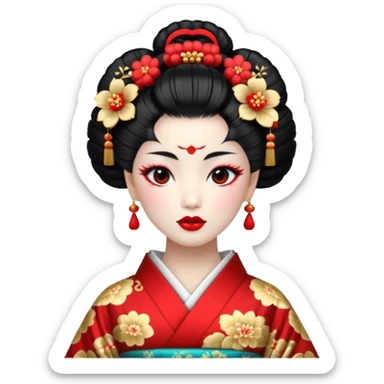 Geisha sticker