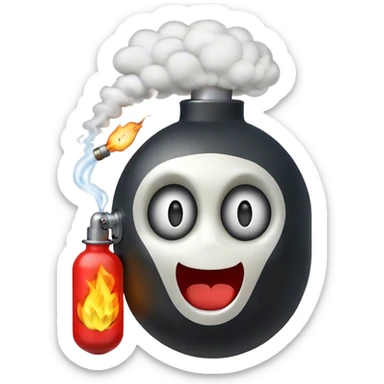 I nee an emoji for "Very Bad Idea (TM)". You can add design and text, make it funny but still professional

 sticker