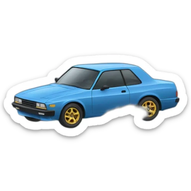 car drifting sticker