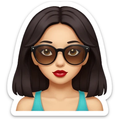 doja cat wear sunglasses sticker